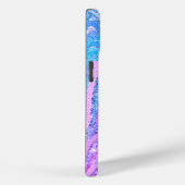 スパークルユニコーンガーリー虹の大理石アートケースマット Case-Mate iPhoneケース (裏面 / 右)