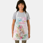 スパークルユニコーンフローラグリッター エプロン (インサイチュ)