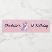 スパークルユニコーン第1期誕生日飲料ラベルセット ペットボトルラベル (シングルラベル)