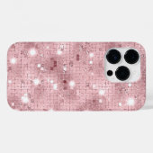 スパークルラグジュアリーピンク Case-Mate iPhoneケース (裏面 (横))