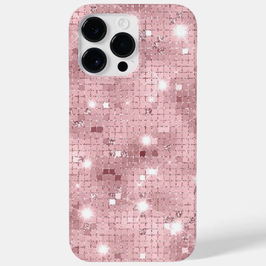 スパークルラグジュアリーピンク Case-Mate iPhoneケース (裏面)