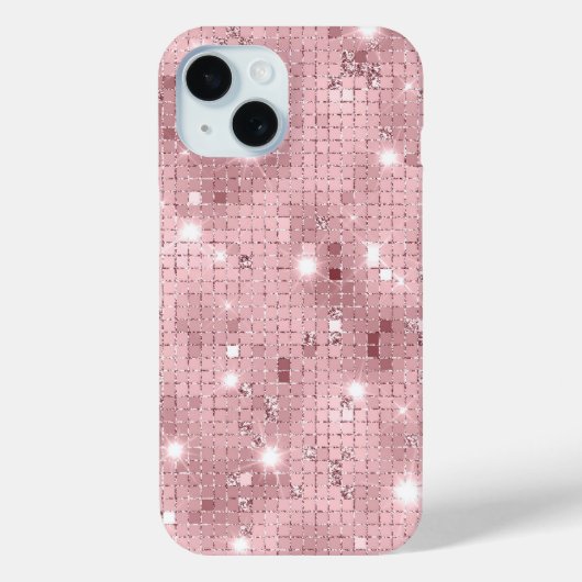 スパークルラグジュアリーピンク Case-Mate iPhoneケース (裏面)