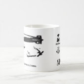 スパークルレッドバロン&ヒンデンブルク コーヒーマグカップ (中央)