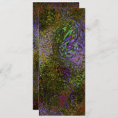 スパークル招待状と文房具招待状 招待状 (正面/裏面)