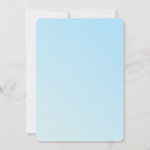 スパークル樺の木結婚ズ 招待状 (裏面)