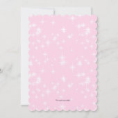 スパークル王室のプリンセス誕生日パーティーの招待 招待状 (裏面)