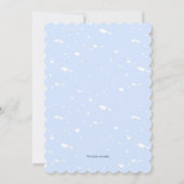 スパークル王室のプリンセス誕生日パーティーの招待 招待状 (裏面)