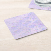 スパークル紙コースター スクエアペーパーコースター (アングル)