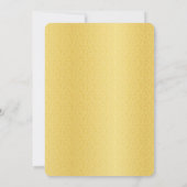 スパークル結婚金ゴールド 招待状 (裏面)