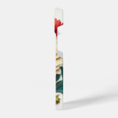 スパークル花びら: 4Dフローラファンタジー iPhoneケース (左側面)