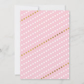 スパークル誕生日ガール 招待状 (裏面)