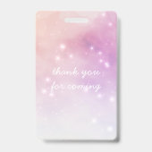 スパークル誕生日パーティーを飾る バッジ (裏面)