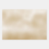 スパークル金ゴールドグレームユニコーン誕生日 ラッピングペーパーシート (正面2)