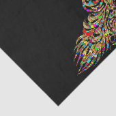 スパークル金ゴールドピーコックデクページ紙 薄葉紙 (詳細)