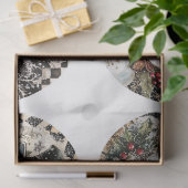 スパークル雪だるまラウンド 薄葉紙 (ギフト)