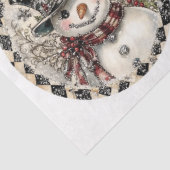 スパークル雪だるまラウンド 薄葉紙 (詳細)