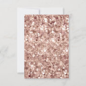 スパークル13誕生日バラ金ゴールドバルーンパーティー 招待状 (裏面)