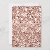 スパークル13誕生日バラ金ゴールドバルーンパーティー 招待状 (裏面)