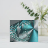 スパークル2抽象芸術幾何学模様 ポストカード (スタンド正面)