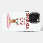 スパークル・オール・ザ・ウェイ・トナカイ iPhoneケース (裏面横)