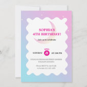 スパークル＆クラウズ ユニコーンパーティー招待状 招待状 (裏面)