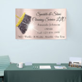 スパークル&シャインクリーニングサービスハウスキーピング 横断幕 (トレードショー)