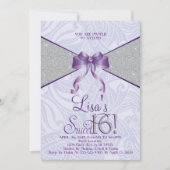 スパークル スウィート16、グリッター インビテーション (正面)