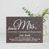 スパークル ブライダルシャワー 将来のミセス 招待状 (スタンド正面)