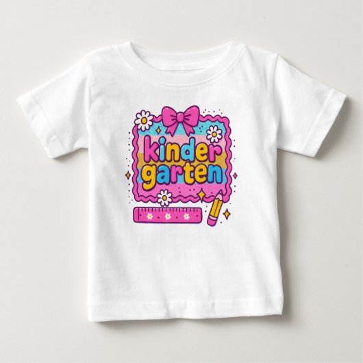 スパークル&プレイ 幼稚園 入学 Tシャツ (正面)