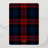 スパークル メリークリスマス グリーティング ゴールド 4点セット フォト 箔シーズンカード (裏面)