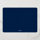 スパークル メリークリスマス ゴールド 3点セット フォト 箔シーズンカード (裏面)