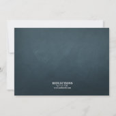 スパークル ライト ブライダル シャワー 招待状 (裏面)