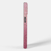 スパークル ローズゴールド Case-Mate iPhoneケース (裏面 / 右)