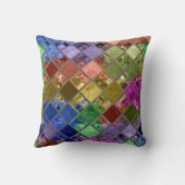 スパークル·宝石モザイク·アート枕〜のホームデコール贈り物 クッション (裏面)