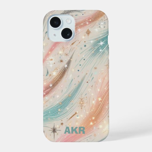 スパークル iPhone 15ケース (裏面)