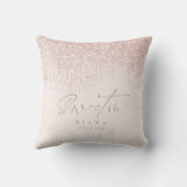 スパークルSweet sixteenバラ金ゴールドID912 クッション (裏面)