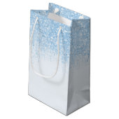 スパークルSweet sixteenブルーID912 スモールペーパーバッグ (裏面アングル)