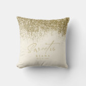 スパークルSweet sixteen金ゴールドID912 クッション (正面)