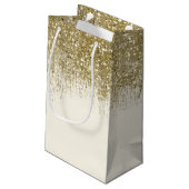 スパークルSweet sixteen金ゴールドID912 スモールペーパーバッグ (裏面アングル)