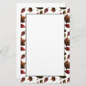 スパーク葉リー秋秋のキラキラ模様 便箋 (正面/裏面)