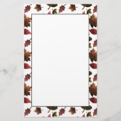 スパーク葉リー秋秋のキラキラ模様 便箋 (正面)