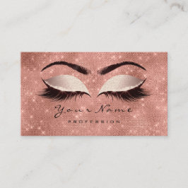 スパーク赤面グリッターメイクアップアーティストラッズエクステンション 名刺