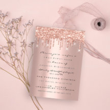 スパーク・グリッター・ドリップス ローズゴールド ブライダル スイート16th