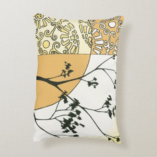 スパースツリーシルエットバイメーガンマイガー アクセントクッション (裏面(縦))