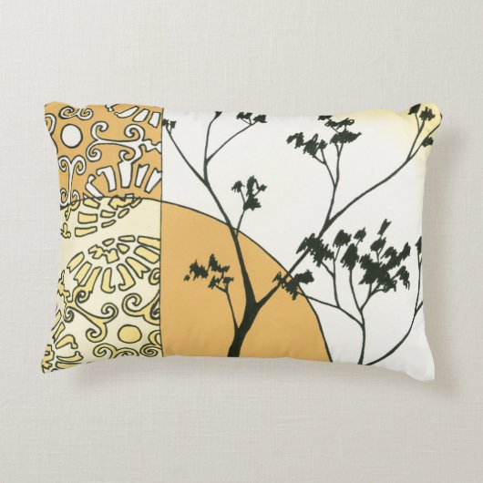 スパースツリーシルエットバイメーガンマイガー アクセントクッション (裏面)