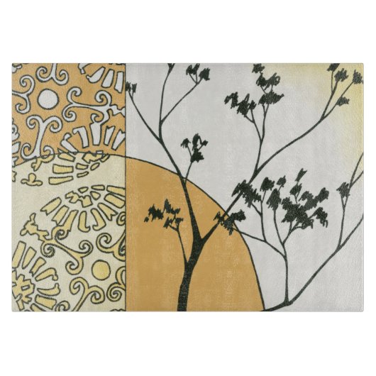 スパースツリーシルエットバイメーガンマイガー カッティングボード (正面)