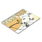 スパースツリーシルエットバイメーガンマイガー ノートブック (左側)