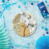 スパースツリーシルエットバイメーガンマイガー ペーパープレート (パーティー)