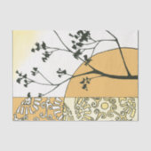 スパースツリーシルエットバイメーガンマイガー 薄葉紙 (正面)