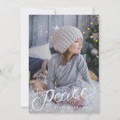 スパースノー・ピース・ホリデー・カード 招待状 (正面)